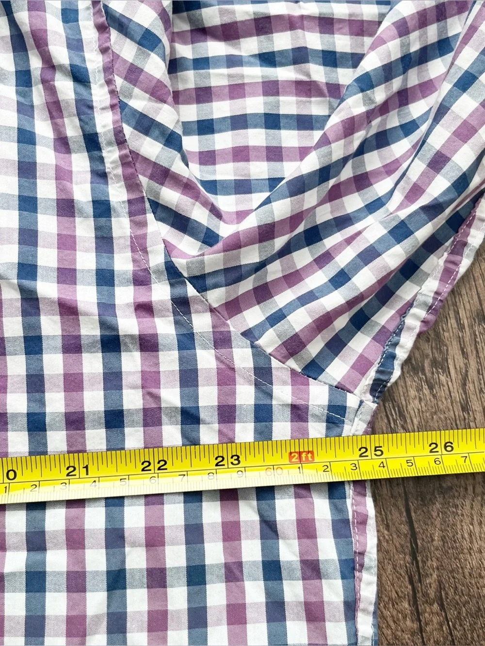 J.Crew Men XXL Slim Untucked Long-Sleeve Button-Down Plaid Shirt White/Blue/Red